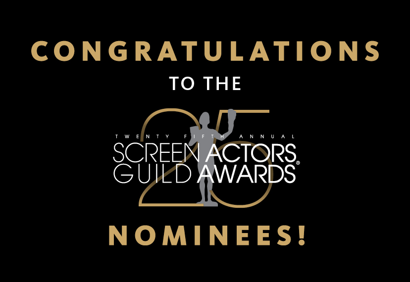 Nominations Announced for the 25th Annual Screen Actors Guild Awards